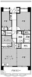 ビレッジハウス東松山タワー2号棟 (404号室)の物件間取画像